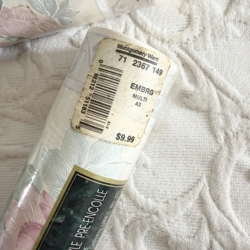 Vtg Lot 2 Shand Kydd Floral Wallpaper Border Cottagecore 651183 80s Grandma NOS